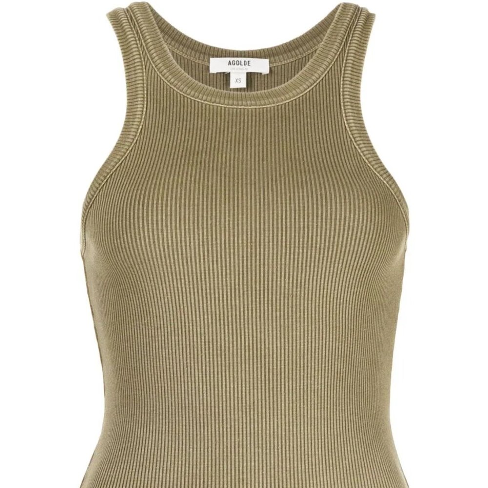 AGOLDE  Bailey ribbed tank top, uniform, XS, NWT